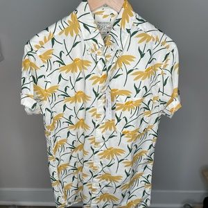 JCrew Novelty Sunflower Shirt (XS)